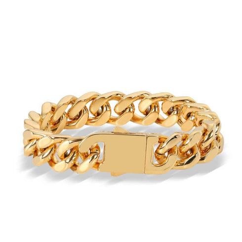 12mm 316L Stainless Steel Hollow Cuban Chain + Free Cuban Bracelet - BOGO