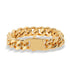 12mm 316L Stainless Steel Hollow Cuban Chain + Free Cuban Bracelet