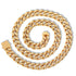 12mm 316L Stainless Steel Hollow Cuban Chain + Free Cuban Bracelet - BOGO