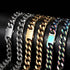 12mm 316L Stainless Steel Hollow Cuban Chain + Free Cuban Bracelet - BOGO
