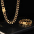12mm 316L Stainless Steel Hollow Cuban Chain + Free Cuban Bracelet - BOGO