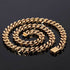 12mm 316L Stainless Steel Hollow Cuban Chain + Free Cuban Bracelet - BOGO