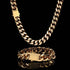 12mm 316L Stainless Steel Hollow Cuban Chain + Free Cuban Bracelet
