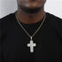 VVS Jewelry Fully Iced Ascher Cut Cross Pendant