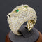 Iced Out Boss Owl Ring