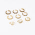 7pcs Vintage Hallow Star and Moon Toe Rings Set