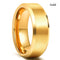Tungsten Carbide 8MM Gold/Silver Band Ring Comfort Fit