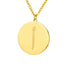 Gold/Silver Arab Initial Pendant