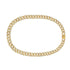 Gold Bling Cuban Chain + Coffee Bean Chain + Row Tennis Choker Chain Set