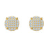 925 Silver Moissanite Iced Stud Earrings