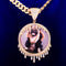 Custom Drippy Cuban Photo Medallion