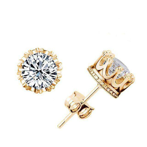 Crown Royal Crystal Ice Stud Earrings
