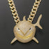 Shark 6IX9INE Bling Pendant Necklace