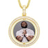 VVS Jewelry Custom Rotating Photo Medallion Pendant Chain