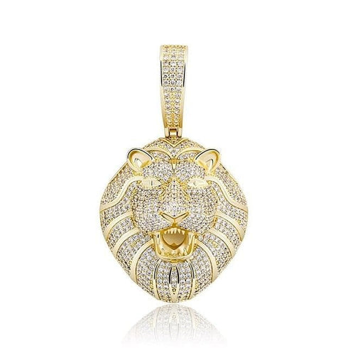 VVS Jewelry Fully Iced Lion's Head Chain