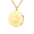 Gold/Silver Arab Initial Pendant