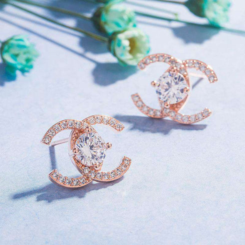Double C Glam Studs