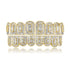 Fully Rectangle Cut Baguette Iced Out Grillz