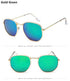 Jumpan Metal Square Frame Sunglasses