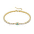 Iced out Evil Eye Anklet