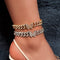 Iced Out Miami Cuban Butterfly Anklet