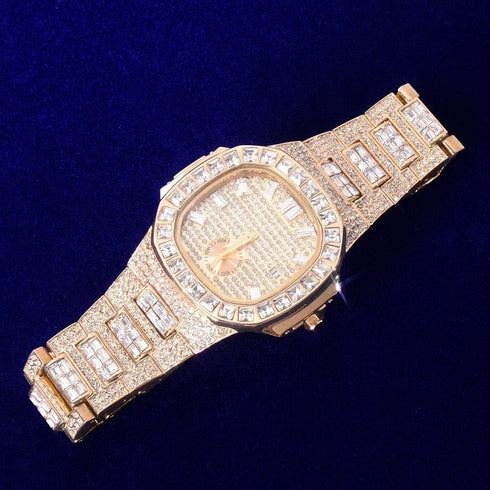 Relogio Masculino Square Baguette Watch