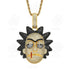 Icy Rick & Morty Pendant Chain