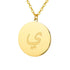 Gold/Silver Arab Initial Pendant