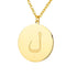 Gold/Silver Arab Initial Pendant