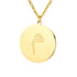 Gold/Silver Arab Initial Pendant