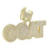 GOAT Hip Hop Bling Iced Out Pendant