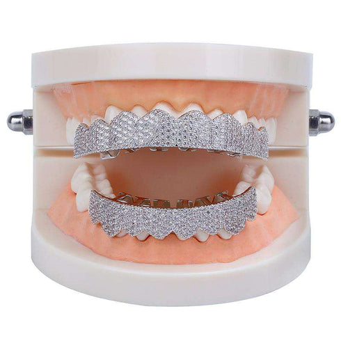 Gold/Platinum Full Bling Grillz