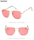 Jumpan Metal Square Frame Sunglasses
