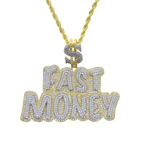 VVS Jewelry "$ Fast Money" Pendant Chain