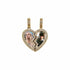 Couple Custom Heart Photo Pendant Necklace