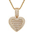 VVS Jewelry Custom Heart Locket Photo Chain