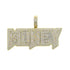 VVS Jewelry Iced Out "MONEY" Pendant Chain
