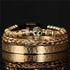 Roman Skull 3pc Bracelet Set