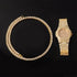 Gold/Silver 5mm Micro Pave Tennis Chain + Tennis Bracelet + FREE Watch Bundle