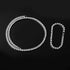 Gold/Silver 5mm Micro Pave Tennis Chain + Tennis Bracelet + FREE Watch Bundle