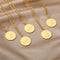 Gold/Silver Arab Initial Pendant
