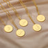 Gold/Silver Arab Initial Pendant