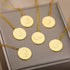 Gold/Silver Arab Initial Pendant