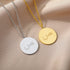 Gold/Silver Arab Initial Pendant