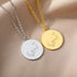 Gold/Silver Arab Initial Pendant