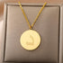 Gold/Silver Arab Initial Pendant