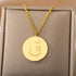 Gold/Silver Arab Initial Pendant