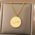 Gold/Silver Arab Initial Pendant