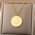 Gold/Silver Arab Initial Pendant