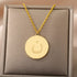 Gold/Silver Arab Initial Pendant